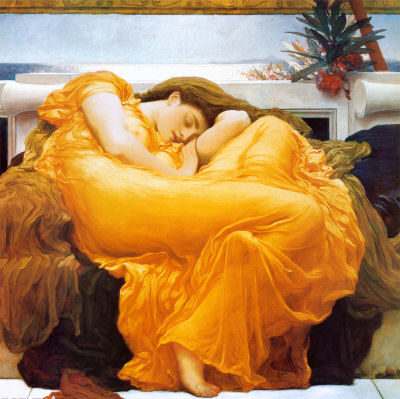 En los griales del sueño Flaming%20June,%20by%20Frederic%20Leighton