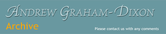Andrew Graham-Dixon Art critic, journalist, TV presenter, author, lecturer and educationalist.