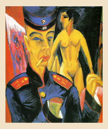itp 166 self portrait as a soldier by ernst ludwig kirchner